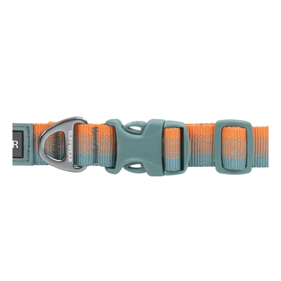 Ruffwear Front Range Series 25451-320-11-14 Dog Collar, 11 to 14 in, V-Ring, 3/4 in W, Polyester, Spring Fade - 2