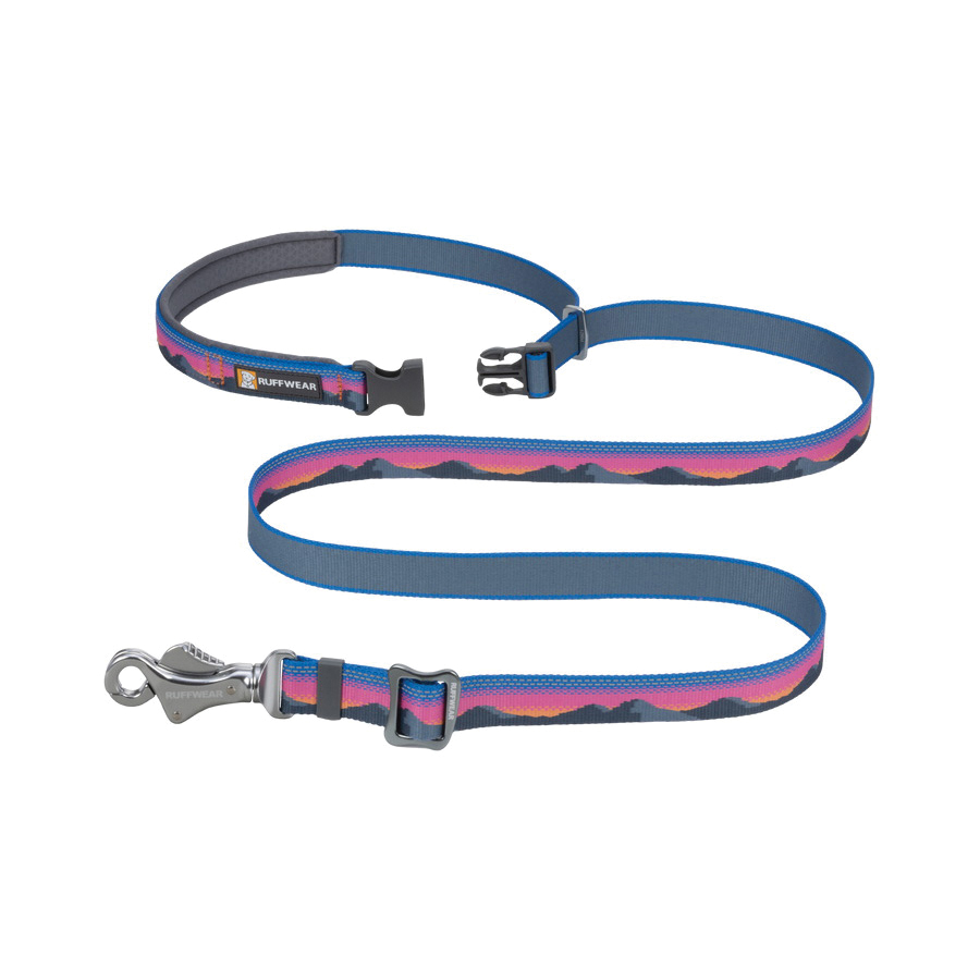 Ruffwear Crag EX 4061-982 Adjustable Dog Leash, 3-1/2 to 6 ft L, 1 in W, Polyester, Alpine Dusk, Buckle - 4