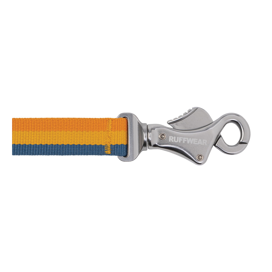Ruffwear Roamer 40356-72073 Bungee Dog Leash, 7.3 to 11 ft L, 1 in W, Polyester, Yellow Snow, Buckle - 3