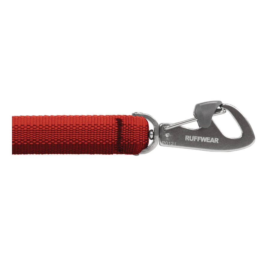 Ruffwear Front Range Series 40753-625 Dog Leash, 5 ft L, 3/4 in W, Polyester, Red Canyon, Lockable Crux Clip - 2