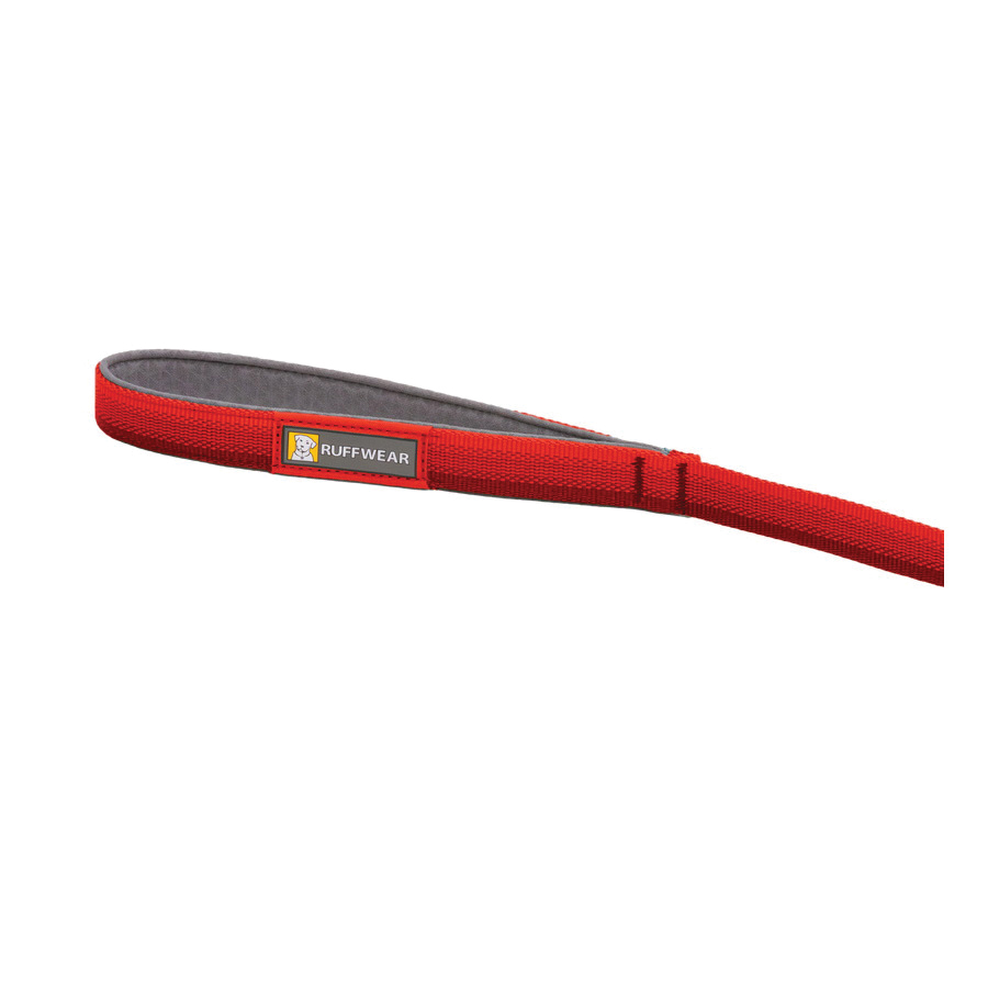 Ruffwear Front Range Series 40753-625 Dog Leash, 5 ft L, 3/4 in W, Polyester, Red Canyon, Lockable Crux Clip - 3
