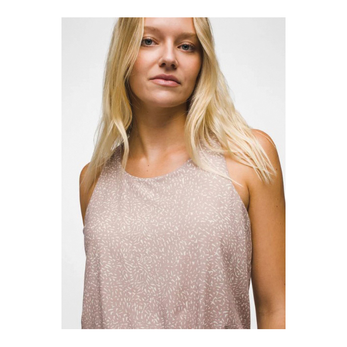 prAna 2057001-500-M Kamen Dress, M, Elastane/Lyocell/Polyester, Willow Sharkstooth, High-Neck - 3