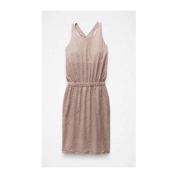 prAna 2057001-500-M Kamen Dress, M, Elastane/Lyocell/Polyester, Willow Sharkstooth, High-Neck - 4