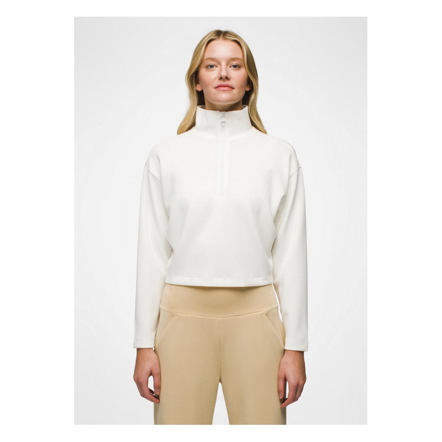 prAna Shea Series 2057191-100-S Sweater, S, 35 to 36 in Chest, Embroidered Exterior Logo, Polyester/Spandex/Tencel - 5