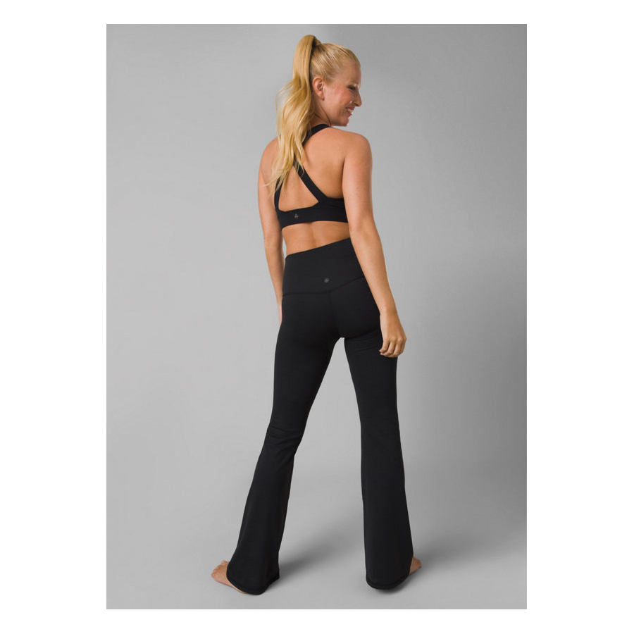 prAna Luxara Series 2045421-001-L Pants, L, Elastane/Nylon, Black, Flare - 4