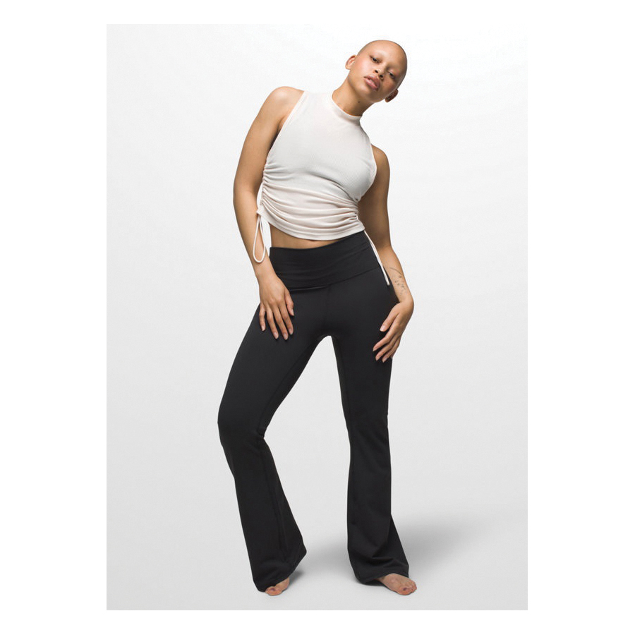 prAna Luxara Series 2045421-001-L Pants, L, Elastane/Nylon, Black, Flare - 5