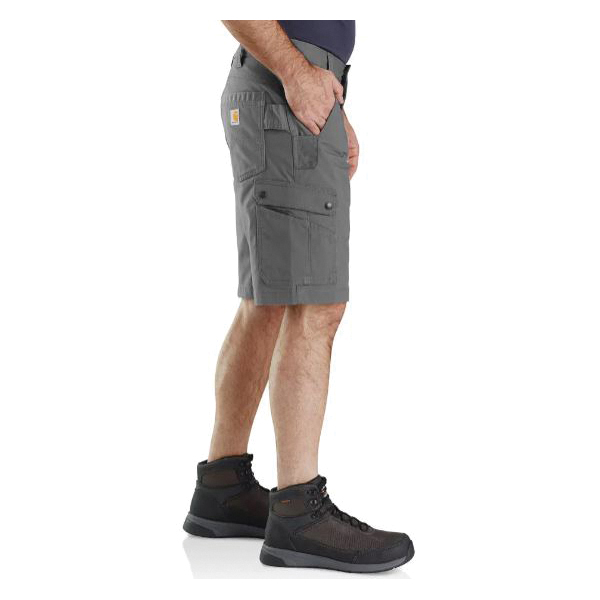Carhartt 104727-G72-W33 Work Shorts, W33, Cotton/Elastane/Polyester, Basil - 3