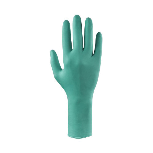 SAS Safety Corp Chemdefender 66592-06 Disposable Gloves, S/M, Chloroprene, Powder-Free, Green, 12 in L - 2