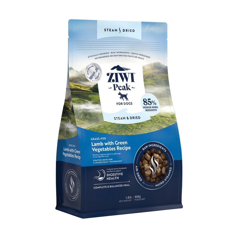 Ziwi Steam Dried Lamb with Vegetables 1.8lb - 1