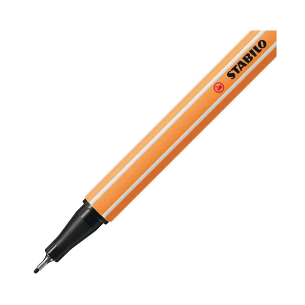 Stabilo point 88 Series 079253 Pen, Hex, 0.4 mm, Fine, Light Blue Ink - 1
