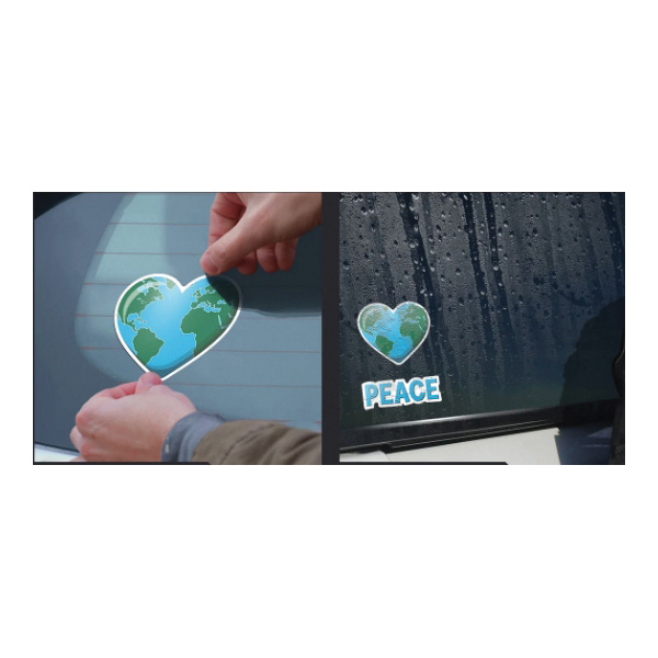 Decalcomania 10364 Lifestyle Decal, Peace Earth - 3