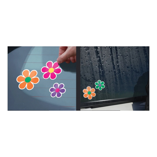 Decalcomania 10070 Retro Flower Decal - 4