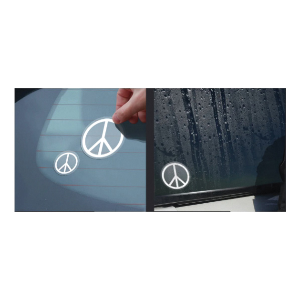 Decalcomania 9002 Peace Signs Decal - 3