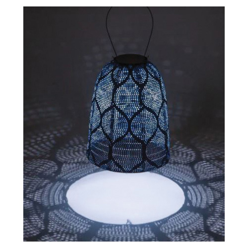 Allsop Soji Stella Series 32301 Solar Lantern, Bell, Battery, LED Lamp, Tyvek Fabric, Ultramarine - 2
