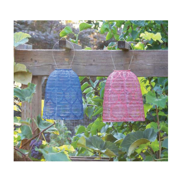 Allsop Soji Stella Series 32301 Solar Lantern, Bell, Battery, LED Lamp, Tyvek Fabric, Ultramarine - 4