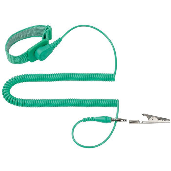 eclipse 900-132 Adjustable ESD Wrist Strap, Green - 2