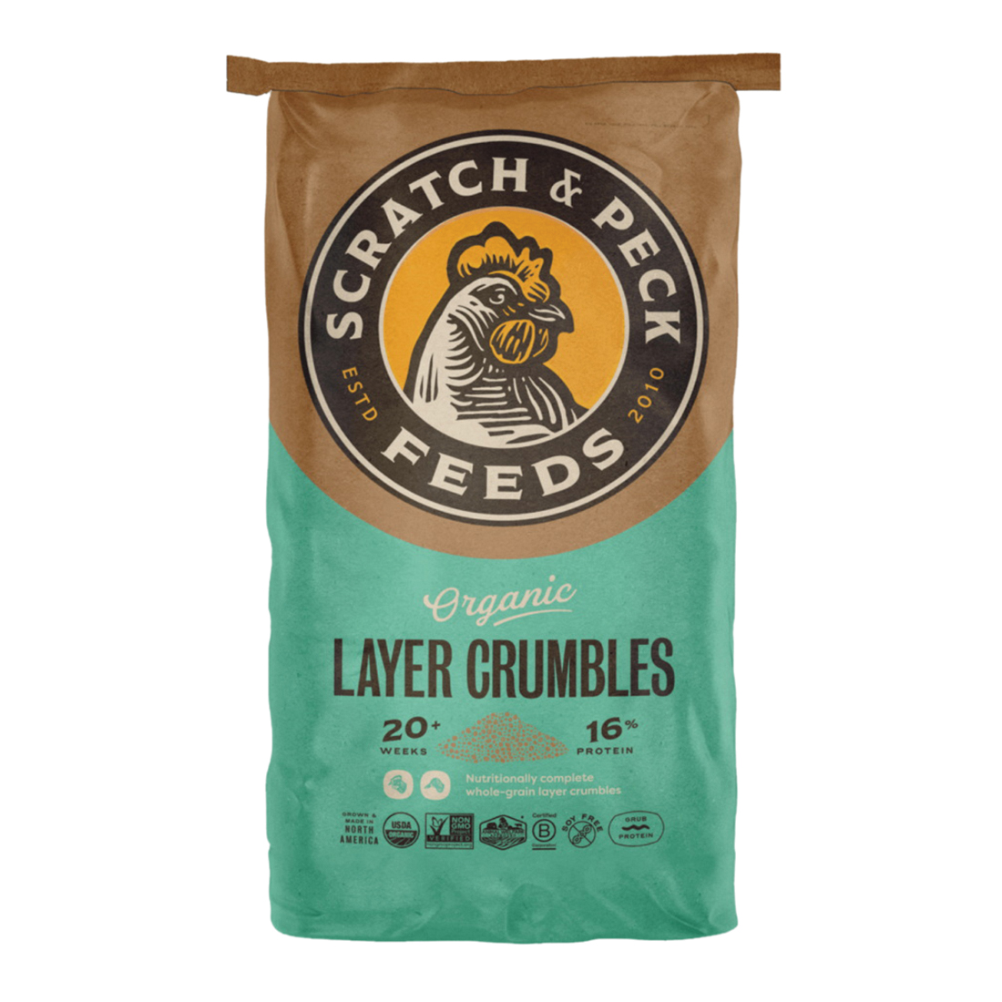 Scratch & Peck Feeds NF Layer Crumbles 35lb - 1