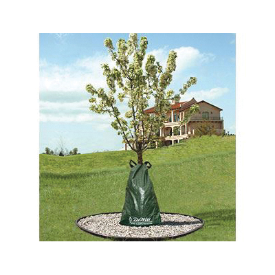 DeWitt Dew Right 1000-6550 Tree Watering Bag, 20 gal, Polyethylene, Green - 1