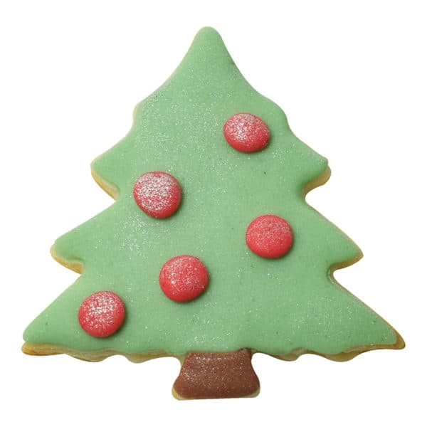 R&M 1500/G Mini Christmas Tree with Snow Cookie Cutter, Polyresin Steel, Green - 3