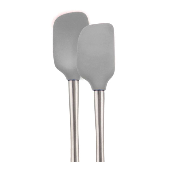 Tovolo Flex-Core 60004-201 Mini Spatula, 11 in OAL, Silicone Blade, Oyster Gray - 2