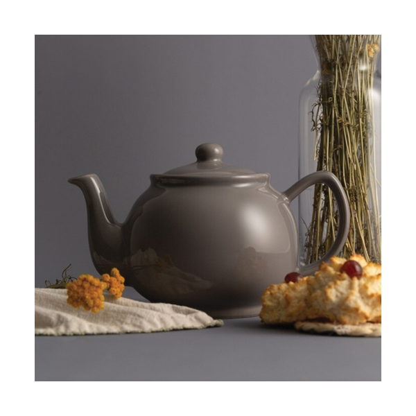 Typhoon 0059.671 Tea Pot, 1100 mL, Stoneware, Charcoal, 140 mm H, Dishwasher Safe: Yes - 3