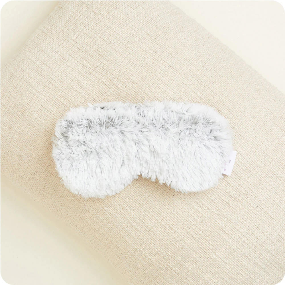 Warmies Marshmallow CPE-MARSH-G Eye Mask, 8-1/2 x 4 x 2 in, Gray - 4