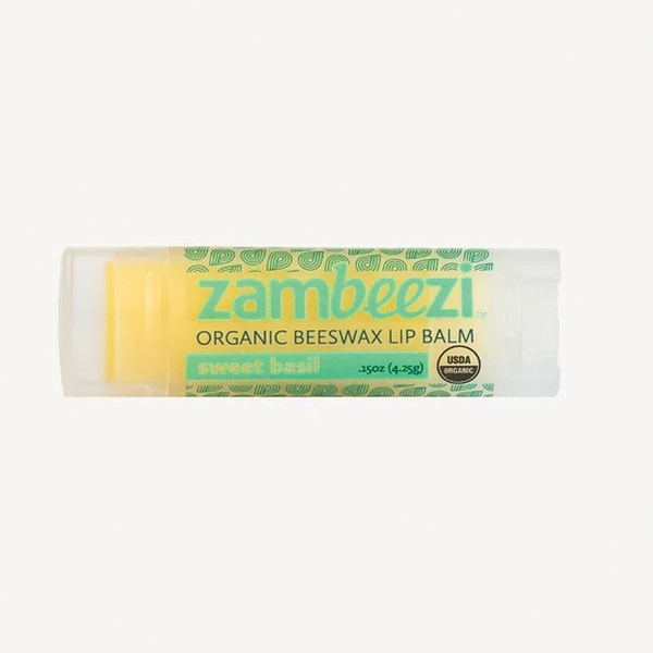 Zambeezi 225 Lip Balm, Sweet Basil, 0.15 oz, Tube - 4