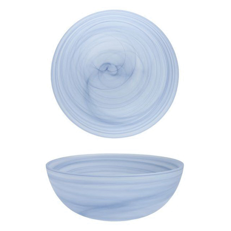Fortessa La Jolla Series 2600.INK.08 Small Serve Bowl, 56 oz, 8 in Dia, Glass, Ink Blue - 2