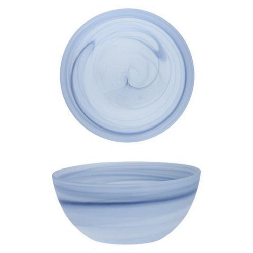 Fortessa La Jolla Series 2600.INK.06 Individual Bowl Set, 22 oz, 6 in Dia, Glass, Ink Blue - 2