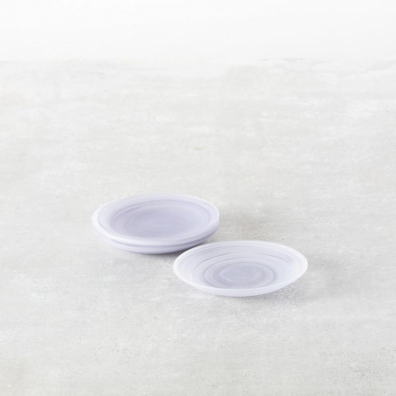 Fortessa La Jolla Series 2600.AMTHYST.05 Bread Plate, 6-1/4 in Dia, Glass, Deep Violet/Translucent, Frosted - 2