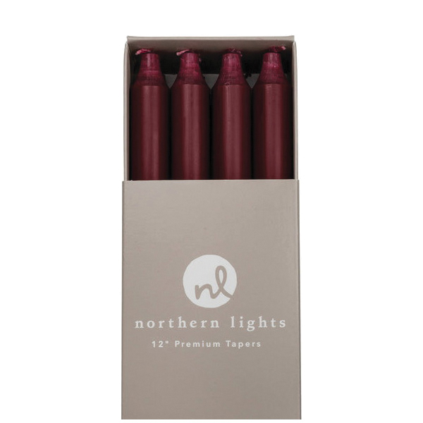 northern lights 72793 Candle, 12 hr, Bordeaux - 3