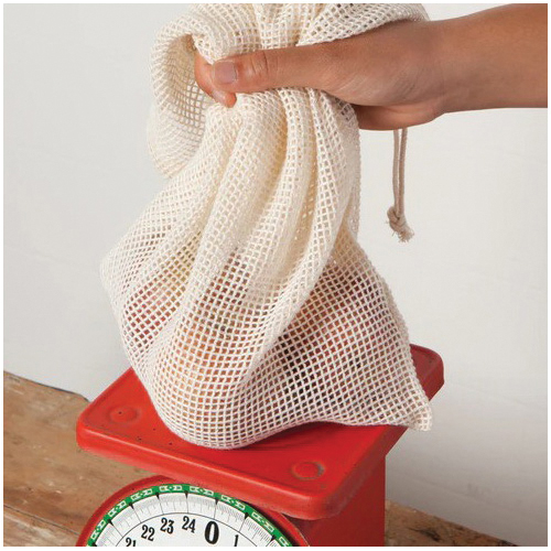 Now Designs by Danica Le Marche Series 3023003 Produce Bag Set, 14 in L, 12 in W, Cotton, Natural - 4