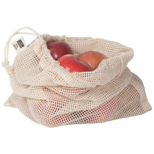 Now Designs by Danica Le Marche Series 3023003 Produce Bag Set, 14 in L, 12 in W, Cotton, Natural - 5