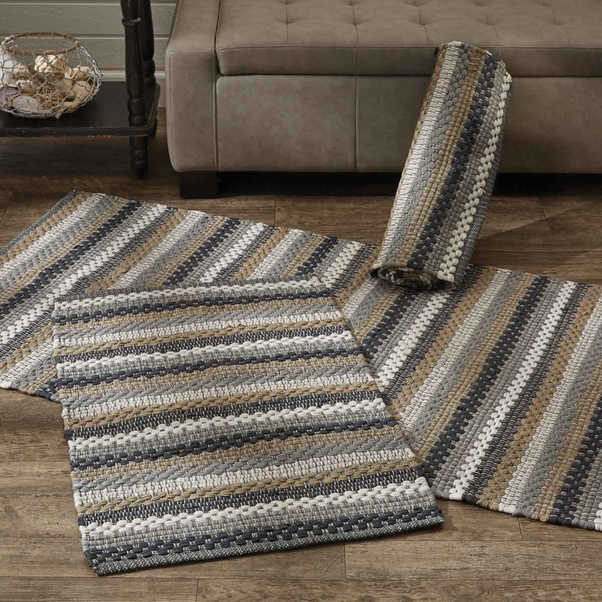 Park Designs 302-25 Rug, 3 ft L, 2 ft W, Rectangular, Hartwick Rag Pattern, Cotton Rug - 2