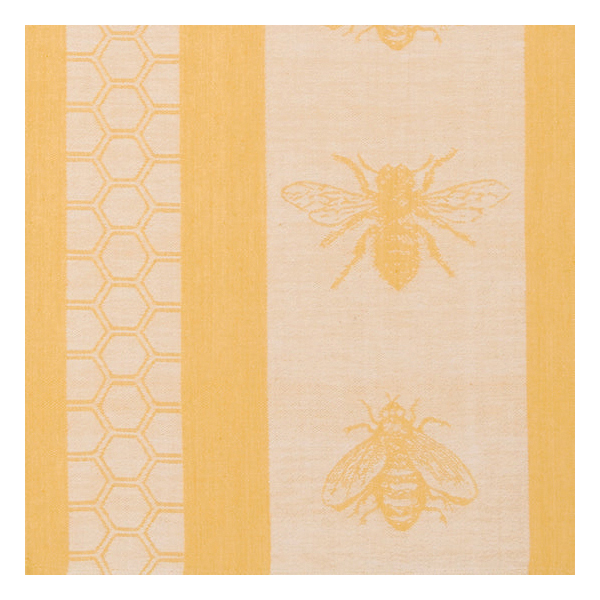 Now Designs by Danica Bee Kind Series 2180032 Honeybee Jacquard Dishtowel, 28 in L, 18 in W, Cotton - 4