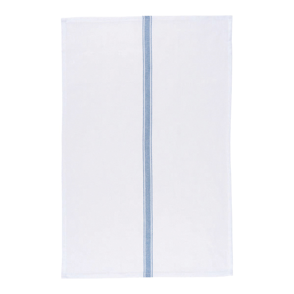 Now Designs by Danica 2017492 Brooklyn Stripe Delft Dishtowel, 28 in L, 18 in W, Cotton, Blue - 2