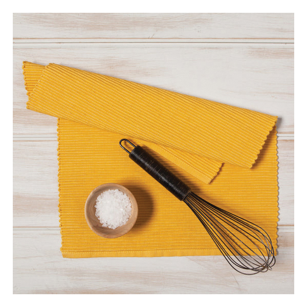 Now Designs by Danica Spectrum Series 901370 Honey Placemat, Cotton, Golden - 3