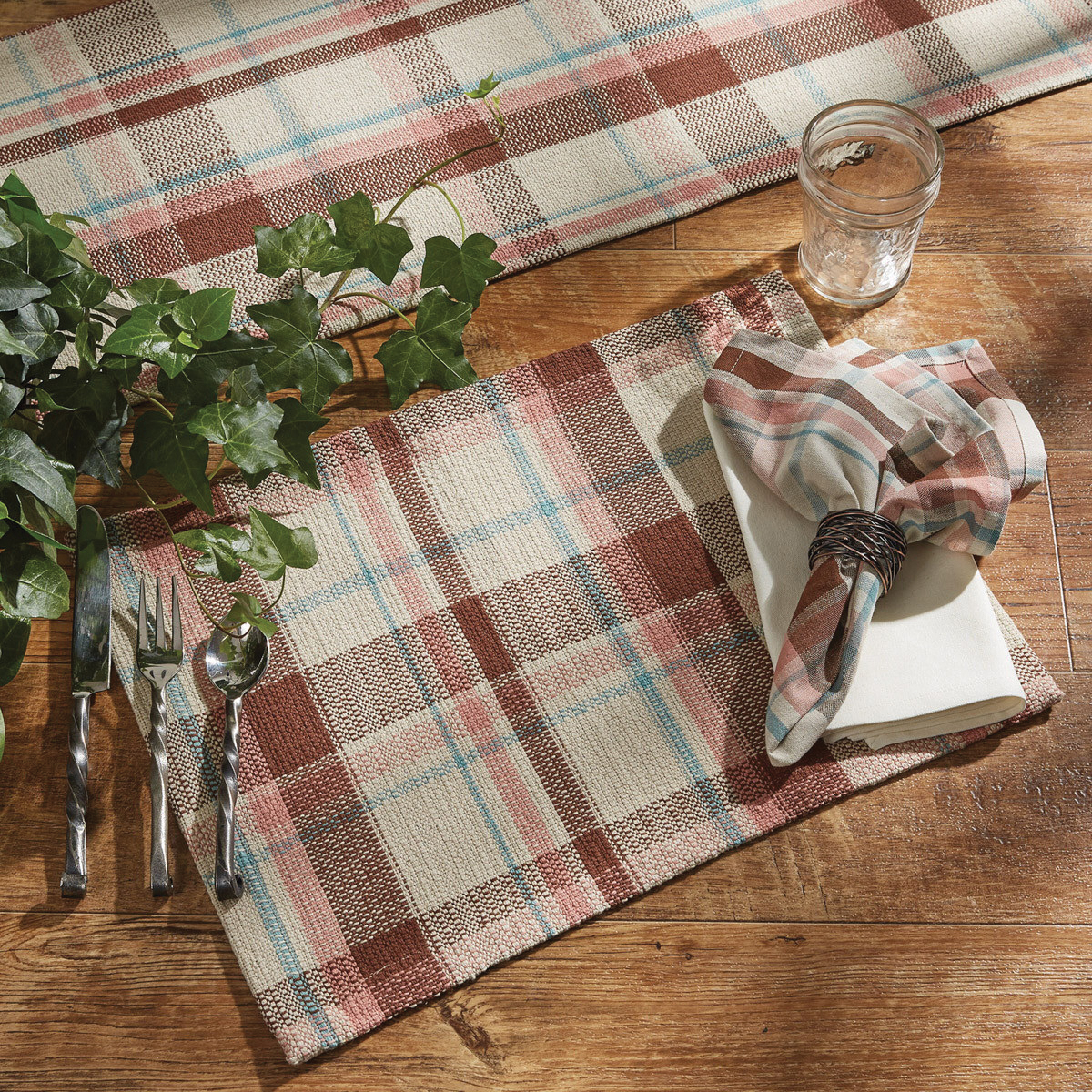 Park Designs 3983-020 Mountbatten Napkin, 18 in L, 18 in W - 2