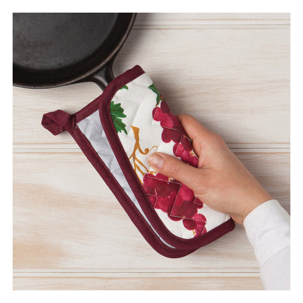 Now Designs by Danica Sommelier Grapes Series 505971 Basic Pot Holder, Cotton/Polyester - 2