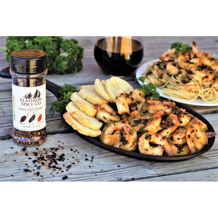 Flatiron Pepper Co 101Dark&Smoky Dark and Smoky Seasoning, Chile Pepper, 2.3 oz, Bottle - 3