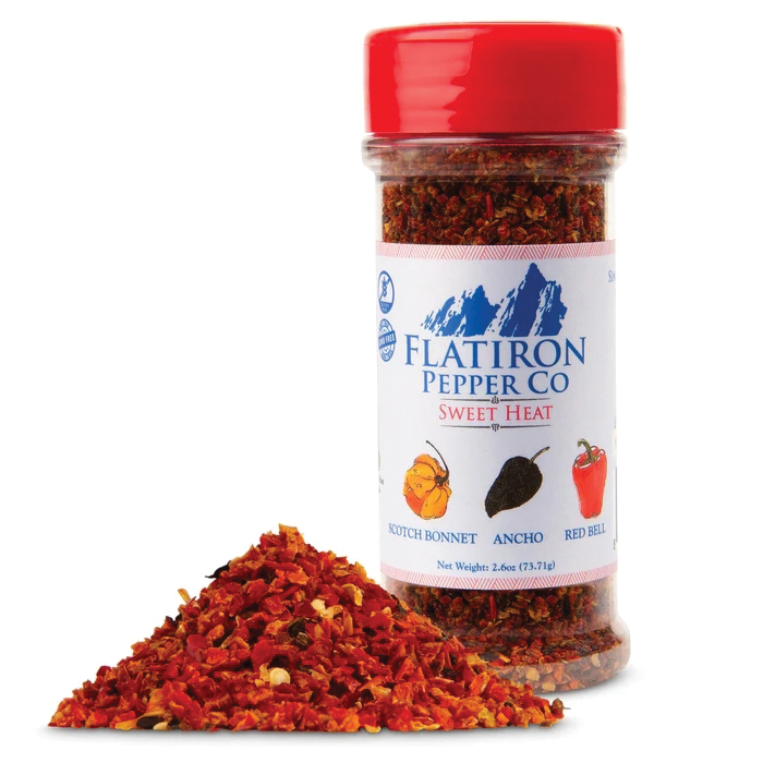 Flatiron Pepper Co 101SweetHeat Sweet Heat Seasoning, Chile Pepper, 2.3 oz, Bottle - 1