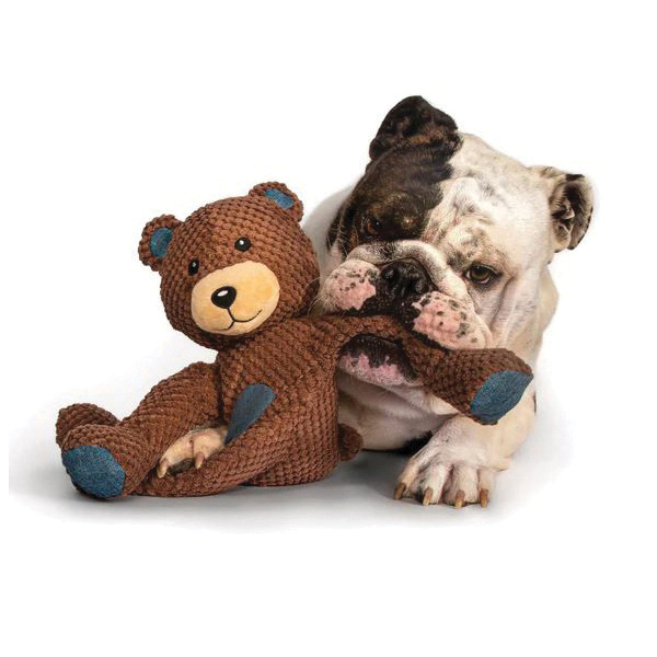 fabdog Floppy Series T076 Dog Toy, L, Squeaker, Teddy Bear, Poly - 3