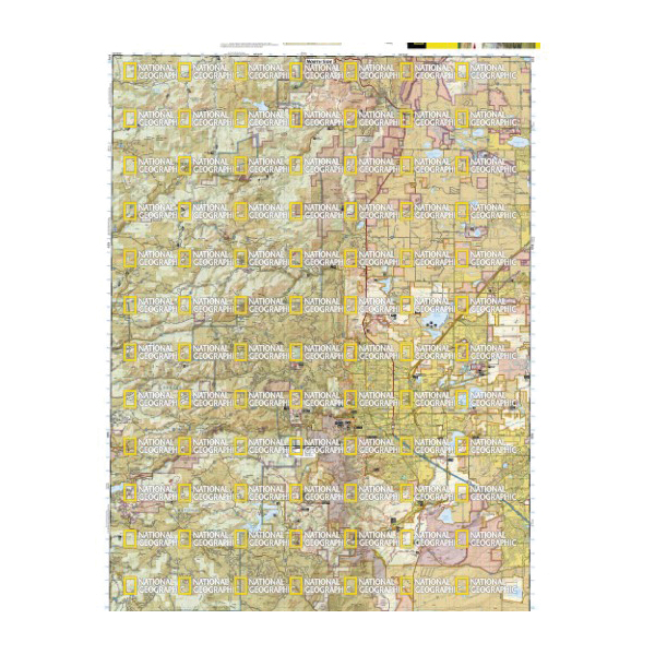 National Geographic TI00000100 Boulder/Golden Map, 37-3/4 in L, 25-1/2 in W - 2