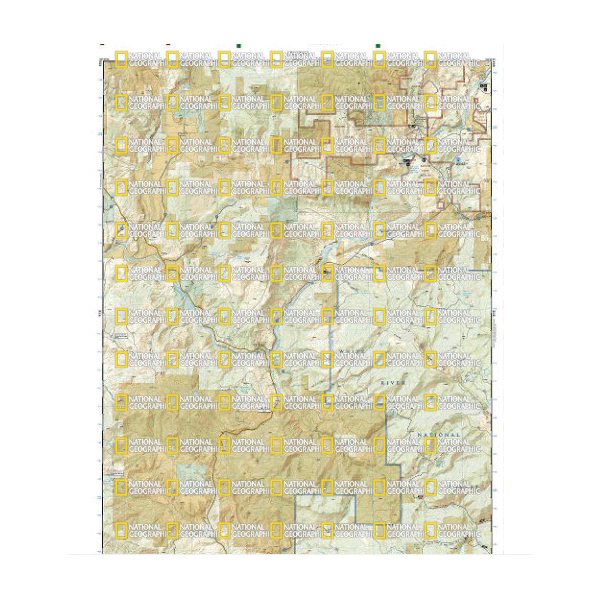 National Geographic TI00000120 State Bridge, Burns Map, 32 in L, 22 in W - 3