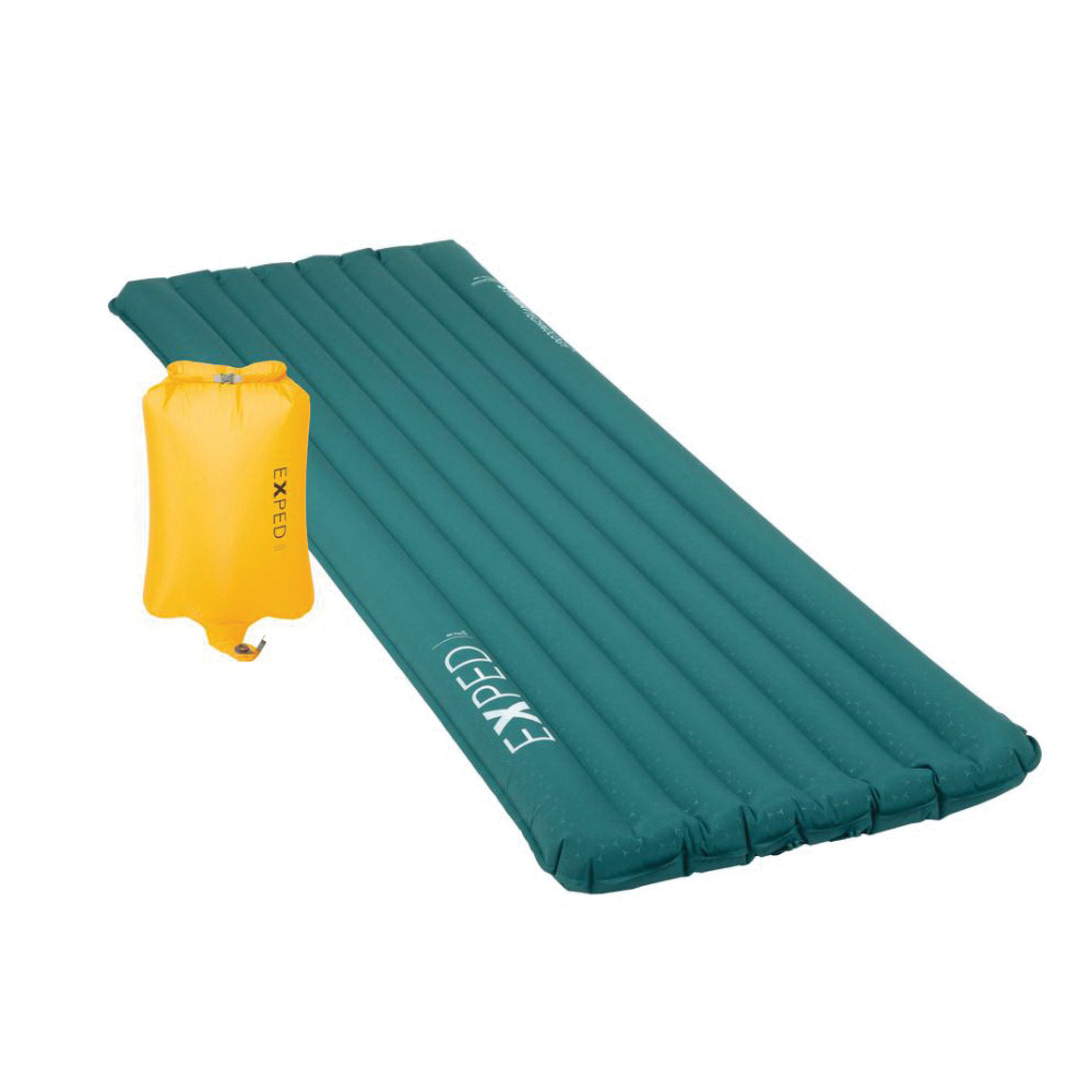 Exped Dura 5R Series 7640445454278 Sleeping Pad, 183 cm L, 52 cm W, 170D/75D Polyester/Fabric/TPU, Cypress - 2