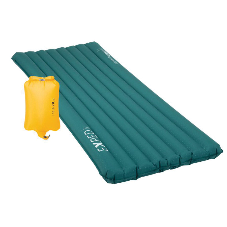 Exped Dura 5R Series 7640445454285 Sleeping Pad, 183 cm L, 65 cm W, 170D/75D Polyester/Fabric/TPU, Cypress - 2
