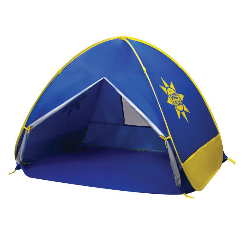 Schylling 2166 Play Shade Pop Up Tent, 39 in L, 51 in W, 31 in H, Polyester Fabric, Blue Fabric
