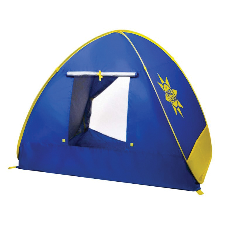Schylling 2166 Play Shade Pop Up Tent, 39 in L, 51 in W, 31 in H, Polyester Fabric, Blue Fabric - 4