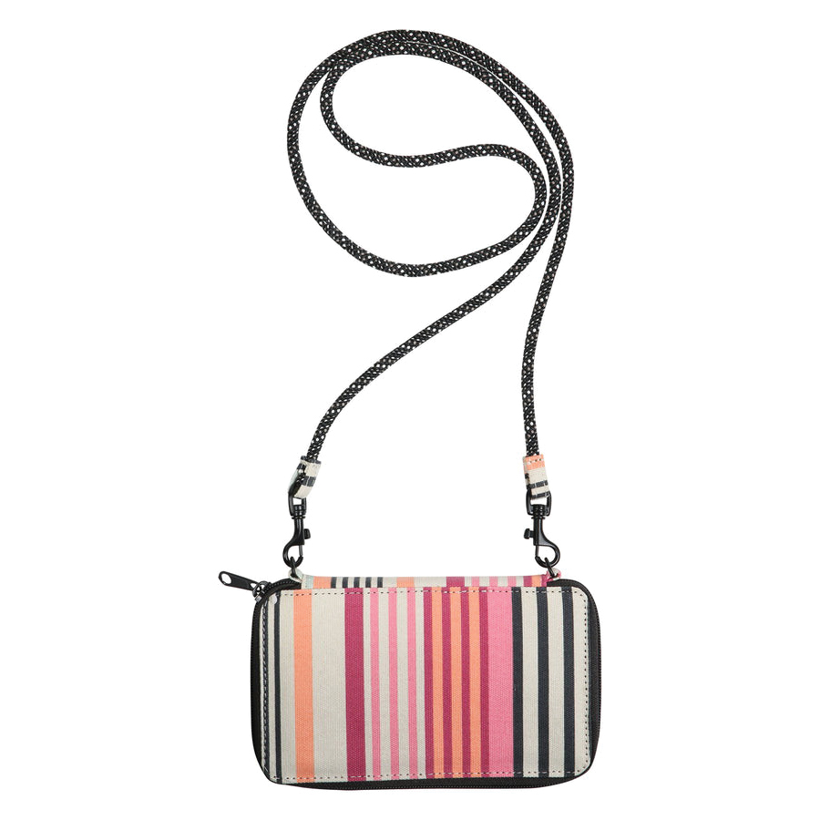Kavu 9104-2273 Go Time Wallet Case, Women's, 1-Main Compartment, Zipper, Midsummer Stripe - 2