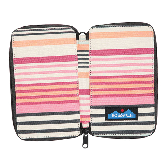 Kavu 9104-2273 Go Time Wallet Case, Women's, 1-Main Compartment, Zipper, Midsummer Stripe - 3